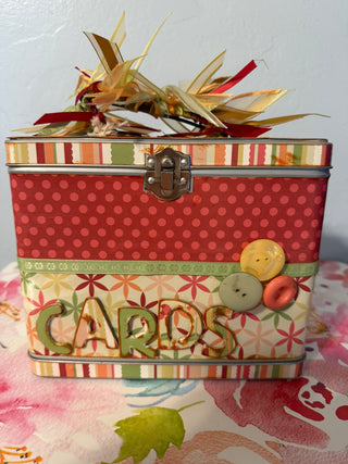 Greeting Card Case Handcrafted Metal