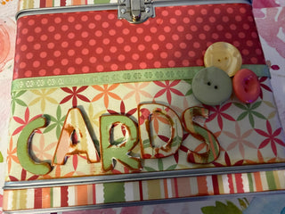 Greeting Card Case Handcrafted Metal