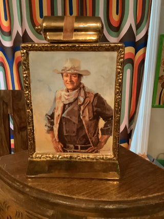 1979 John Wayne Whiskey Decanter. limited edition 23k gold plated