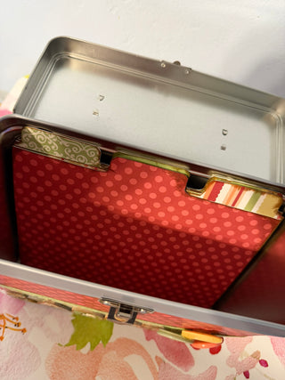 Greeting Card Case Handcrafted Metal
