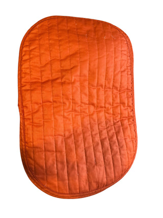 Set of 4 Vintage Quilted Rust Orange Placemats