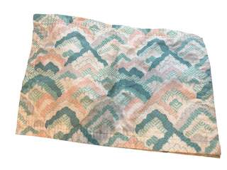 Set of 4 Vintage Quilted Seafoam Floral Placemats