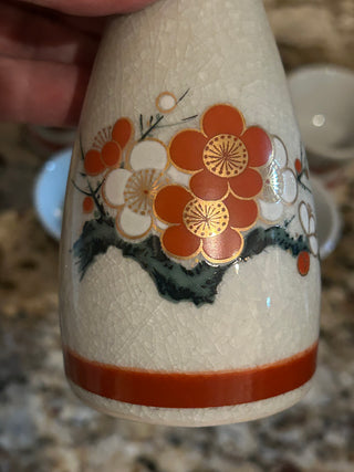 Vintage Japanese 5 Piece Sake Set