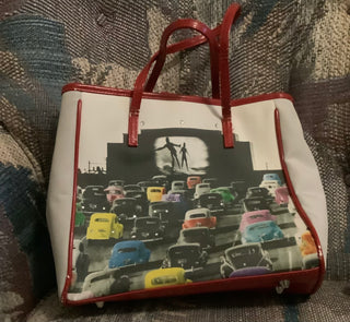 Retro Drive In Movie Tote bag