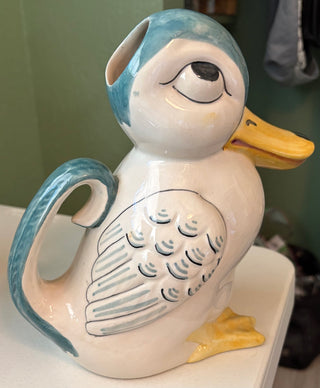 vintage ceramic duck pitcher rsv