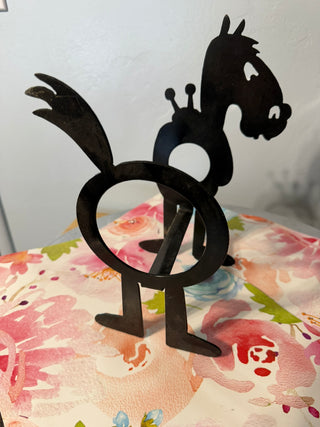 Horse Roll Holder Metal