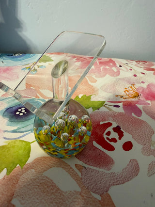 Art Glass Phone Stand 5"