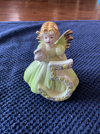Vintage Josef #5 Birthday Angel