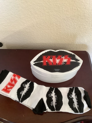 "Kiss" Crew socks in decorative Box