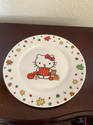 Hello Kitty Thanksgiving Plate