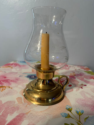 Candlestand Princess House Brass Huricane