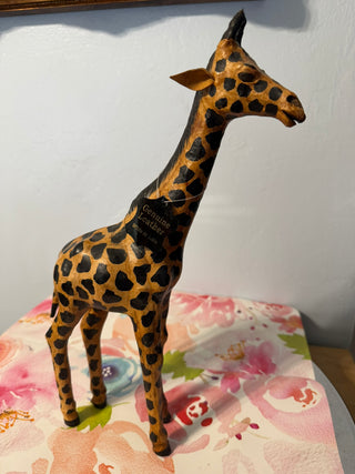 Giraffe 15" Leather India