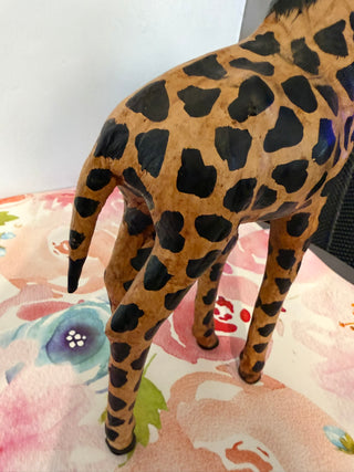 Giraffe 15" Leather India