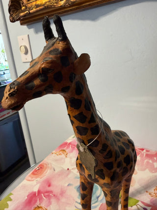Giraffe 15" Leather India