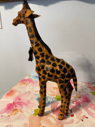 Giraffe 15" Leather India