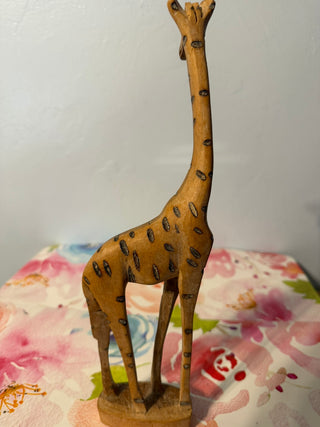 Giraffe 12.5" Wood Carved