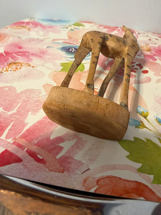 Giraffe 12.5" Wood Carved