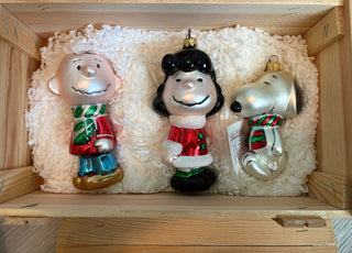 Polonaise Peanuts  Blown glass ornaments
