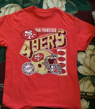 S.F. 49er T-Shirt Adult Small