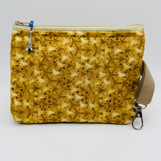 Handmade Coin Bag - Golden Lattice - RCD