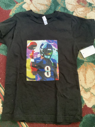Lamar Jackson t-shirt, youth med