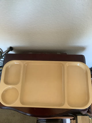 1950's Military/Cafeteria Tray, 4 compartment