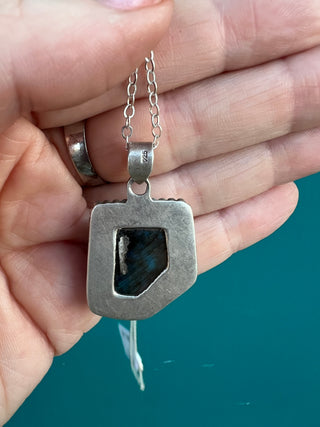925 SS Labradorite Necklace