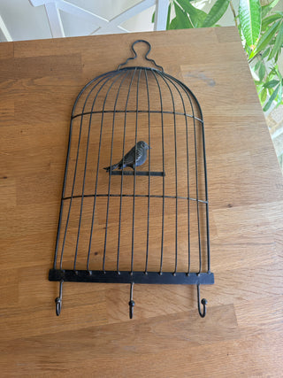 Metal Birdcage Wall Key Rack