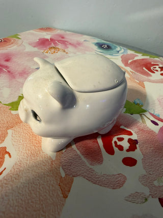 Pig Relish Jar Hand Clay