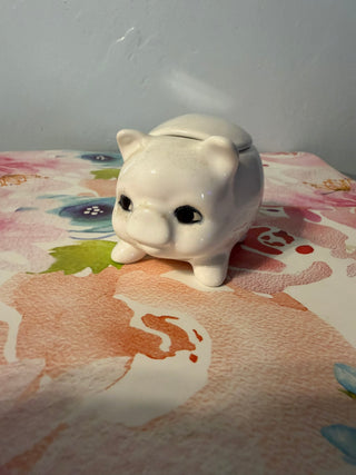 Pig Relish Jar Hand Clay