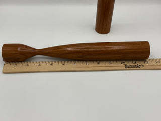 Danish Teak Tulip Candlesticks