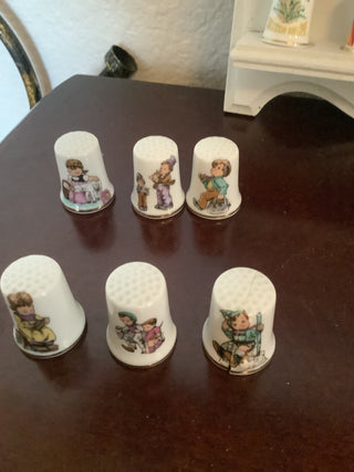 Vintage Thimble Collection 33 pieces