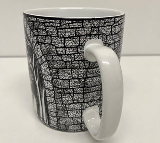 222 Fith Hallow's Eve Halloween Raven Owl Spider Beware Castle Ceramic Mug