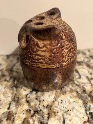 1970s Owl Incense/Tea Light  Burner