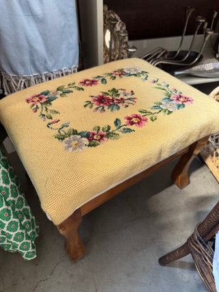 Needlepoint Footstool