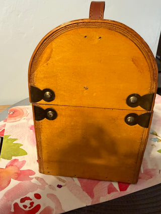 Chest, Carry Case. Wood-Leather-Vinyl