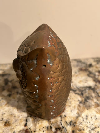 Vintage Small Brass Owl Figurine