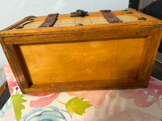 Chest, Carry Case. Wood-Leather-Vinyl