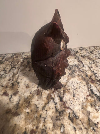 4” Vintage Wood-Carved Owl Figurine