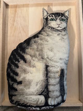 Toy Works Tabby Cat Pillow