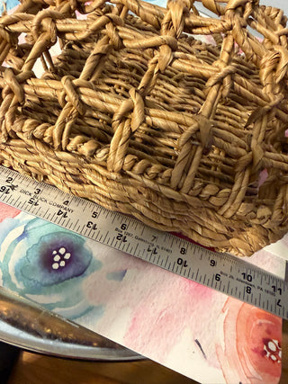 Basket Wall Pouch. Natural