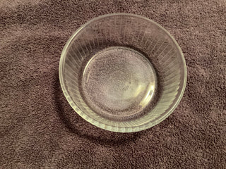 PyrexRibbed Glass Bowl