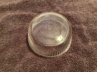 PyrexRibbed Glass Bowl
