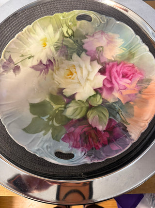 Vintage China Platter 12" Handpainted
