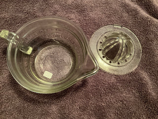 Vintage Clear Glass Reamer