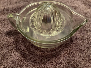 Vintage Clear Glass Reamer