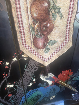 Birds and apples table runner