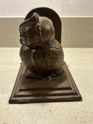 Cast Iron Owl Bookend