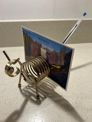 MCM Letter Holder, Whimsical Desk Organizer