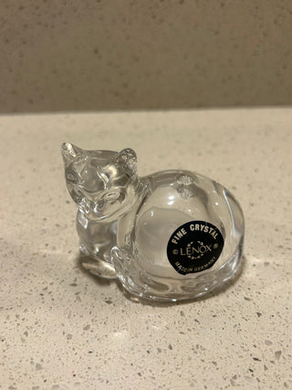 Crystal Cat Salt and Pepper Shakers